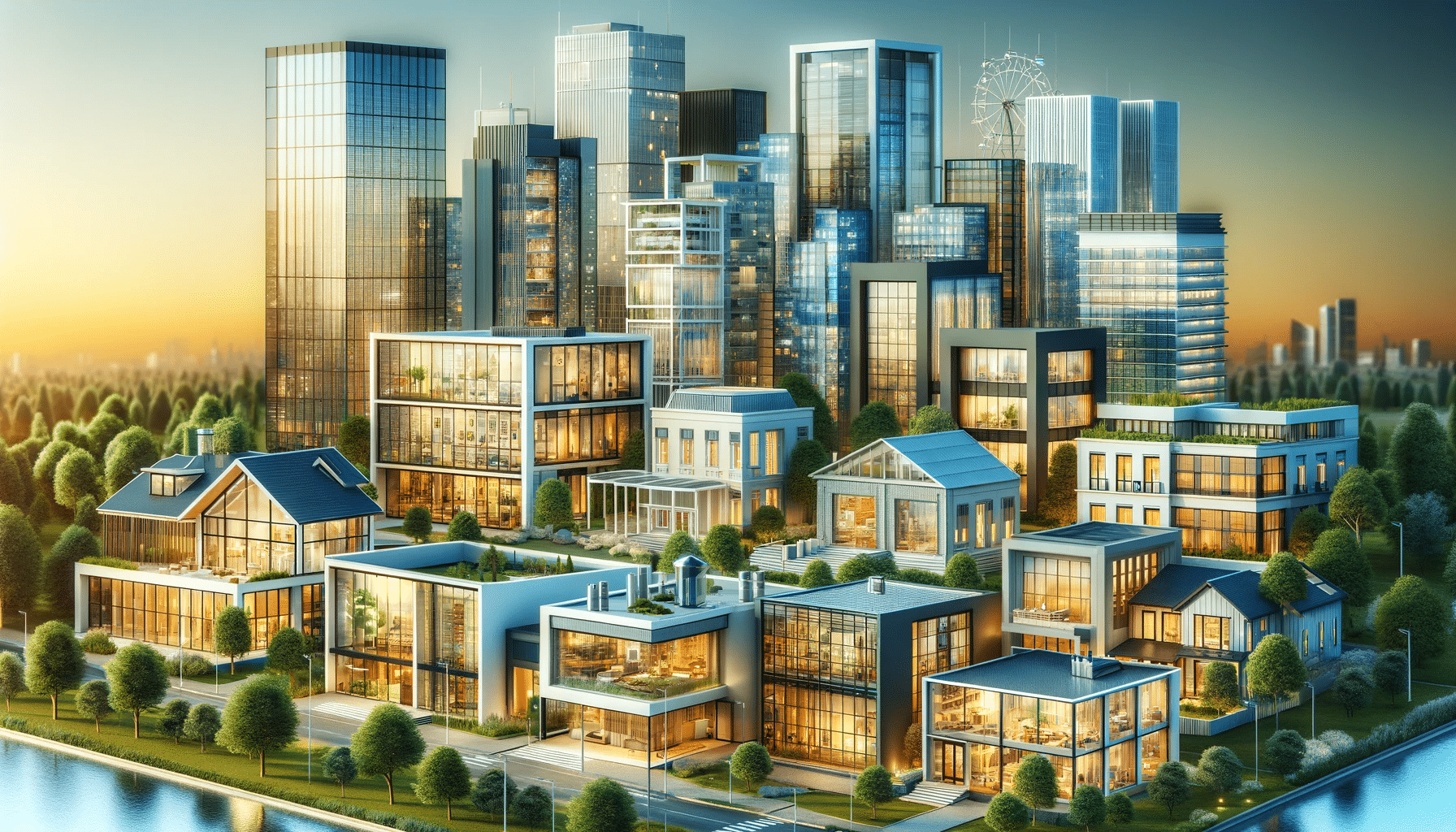 Diversos edificios con vidrios templados para ahorro energético | Acrilfrasa