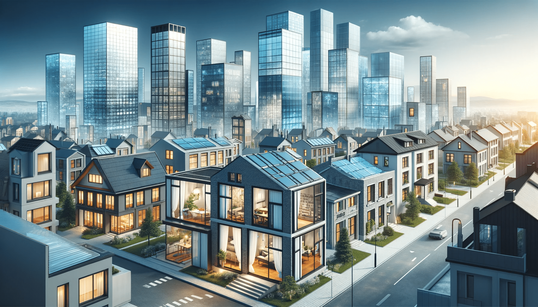 Edificios con vidrios templados para eficiencia energética | Acrilfrasa