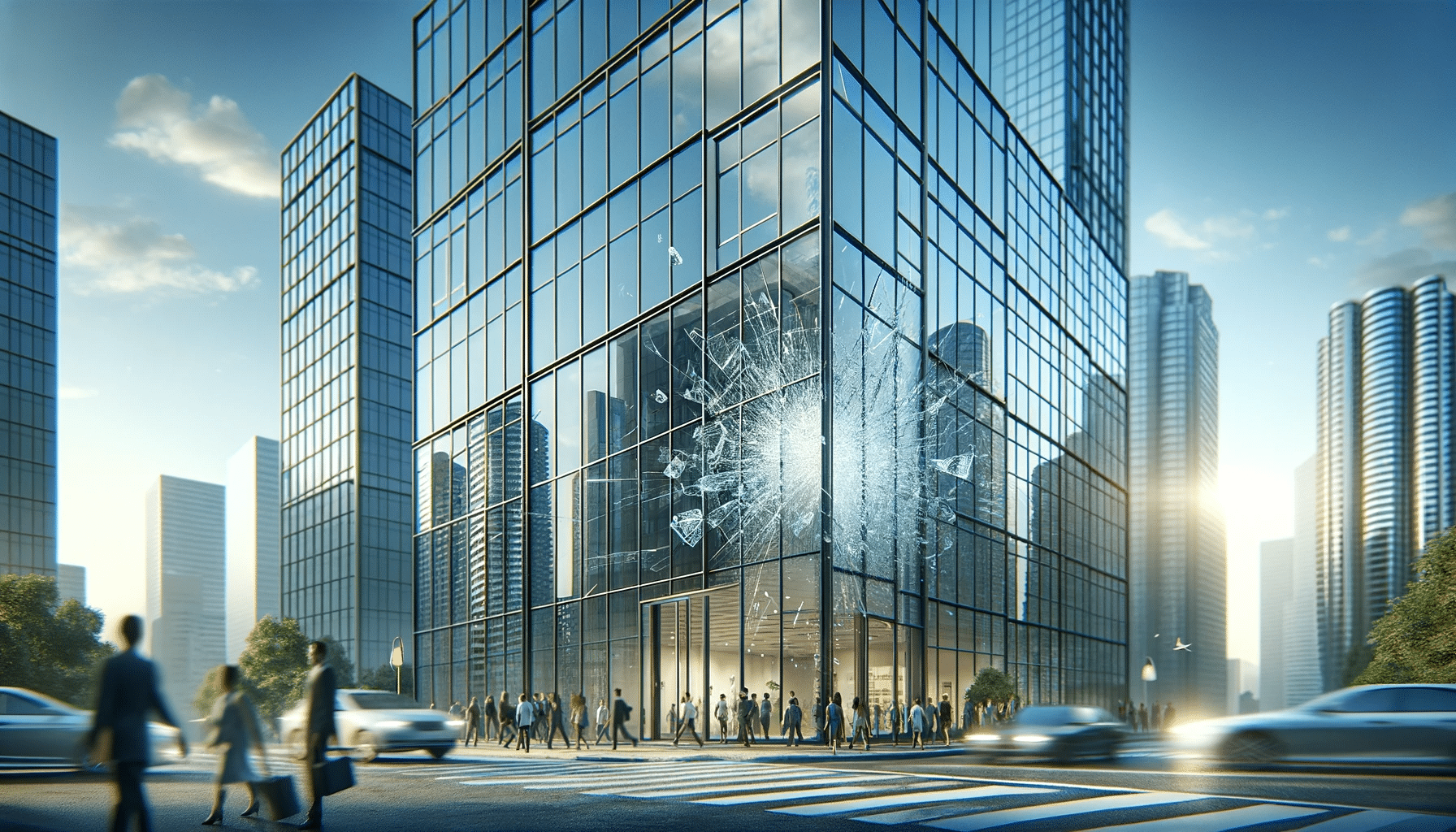 Características de seguridad del vidrio templado en edificio | Acrilfrasa